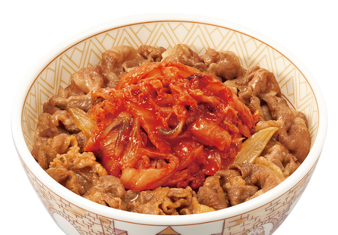 image of Gyudon w/ Kimchi（Korean Chili Pickle）