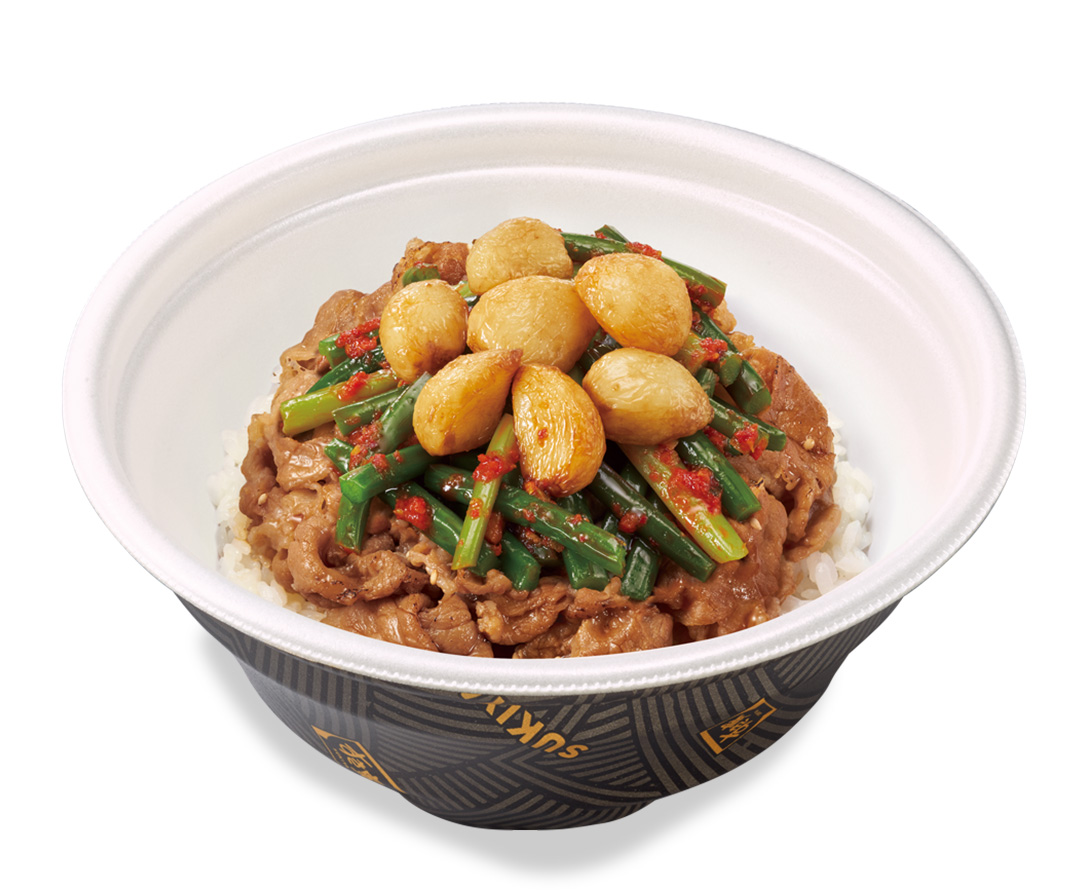 ダブルニンニク牛カルビ焼肉丼